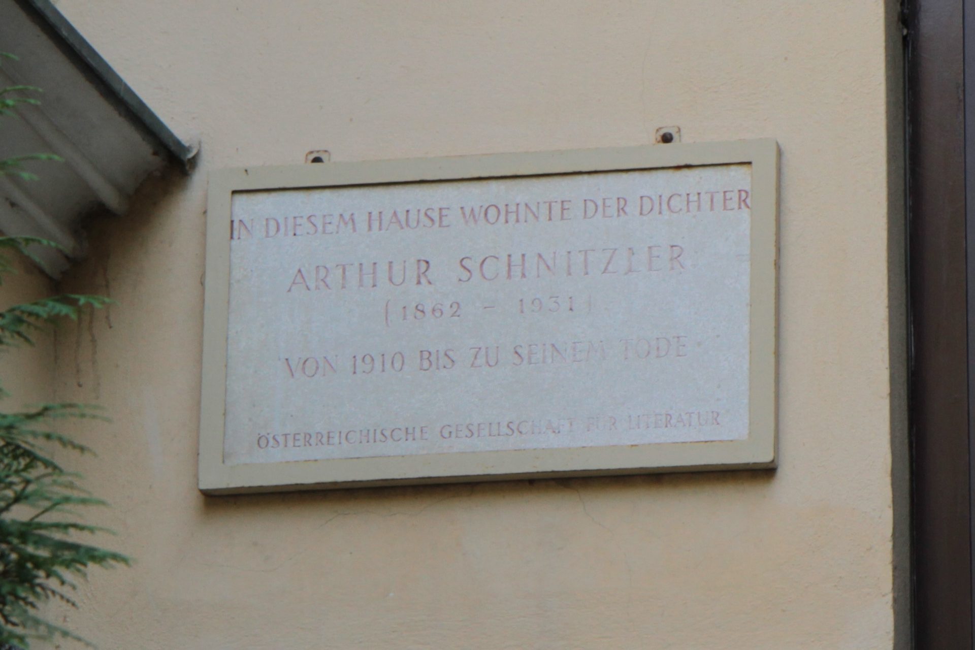 Arthur Schnitzler's house, Vienna - 03.JPG